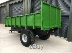 8-10 Ton Dump Trailer, Digger / Pelle, Heavy Duty, Tracteur Benne Basculante