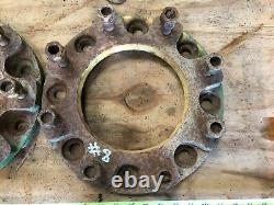 # 8 Tracteur Double / Double Plaques Adaptateur De Roue / Entretoises. Paire De Roues