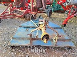 AMTEX Faucheuse Débroussailleuse 6 pieds Heavy Duty avec roue de profondeur arrière