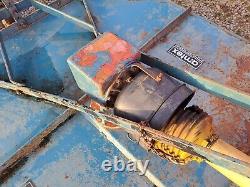 AMTEX Faucheuse Débroussailleuse 6 pieds Heavy Duty avec roue de profondeur arrière