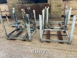 Acier Stillage Avec Canaux De Chariot Élévateur Tva Inc Galv Lourd 48x39x48 100kg