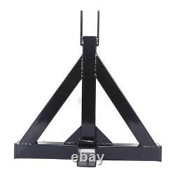 Adaptateur de barre de remorquage en acier pour tracteur Accessoires de tracteur lourds attelage à 3 points