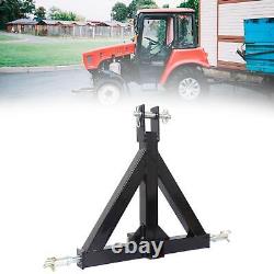 Adaptateur de barre de remorquage en acier pour tracteur Accessoires de tracteur lourds attelage à 3 points