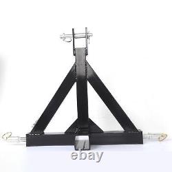 Adaptateur de barre de remorquage en acier pour tracteur Accessoires de tracteur lourds attelage à 3 points