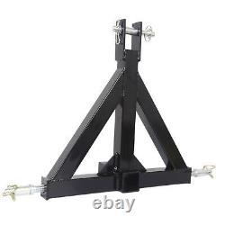 Adaptateur de barre de traction pour tracteur avec boulons en acier robuste 3 points récepteur de 2 pouces
