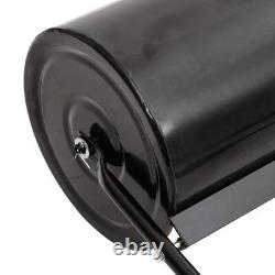 Aérateur de gazon pour tondeuse autoportée Tracteur de jardin Attelage universel 63L Fer noir