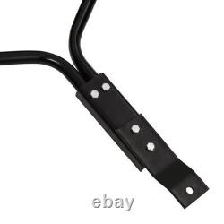 Aérateur de gazon pour tondeuse autoportée Tracteur de jardin Attelage universel 63L Fer noir