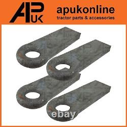 Attache de remorque 4x Weld On Towing Eye Heavy Duty pour tracteur John Deere Case IH