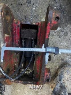 Attache rapide hydraulique 5,5 tonnes robuste et réglable pour excavatrice