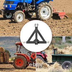 Attelage de remorque à 3 points 2, récepteur lourd, attelage de tracteur 3Pt, barre de traction Cat