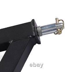 Attelage de remorque à 3 points avec récepteur de 2 pouces, attelage rapide, résistant à la rouille, robuste pour tracteur