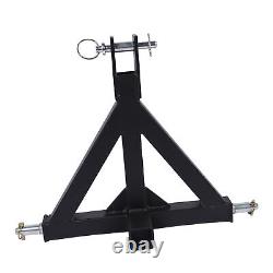 Attelage de remorque à 3 points avec récepteur de 2 pouces, attelage rapide, résistant à la rouille, robuste pour tracteur