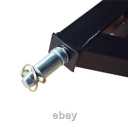 Attelage de remorque à 3 points, capacité lourde, récepteur 2, crochet de traction pour tracteur Cat. 1