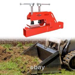 Attelage de remorque à pince pour tracteur, robuste, installation rapide, en acier au carbone