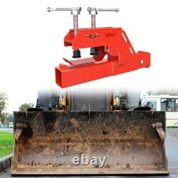 Attelage de remorque à pince pour tracteur, robuste, installation rapide, en acier au carbone