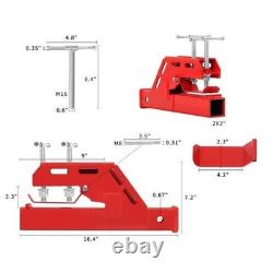 Attelage de remorque à pince pour tracteur robuste pour agriculture, bateaux, construction