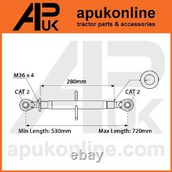 Attelage supérieur robuste Cat 2/2 avec embout à boule pour tracteur John Deere 6215 6220 6225 6230
