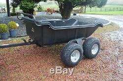 Atv 4 Roues Heavy Duty Benne Basculante 1500lb Capacité De Charge