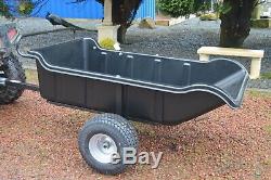 Atv 4 Roues Heavy Duty Benne Basculante 1500lb Capacité De Charge