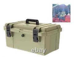 Boîte à outils ROPS pour tracteur robuste, avec support de montage, outil universel pour tracteur