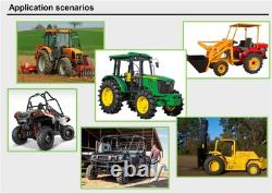 Boîte à outils ROPS pour tracteur robuste, avec support de montage, outil universel pour tracteur