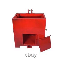 Boîte de ballast à contrepoids 3Point pour tracteur avec attelage à dégagement rapide, usage intensif