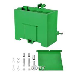 Boîte de ballast attelage facile contrepoids vert catégorie 1 pour tracteur à 3 points