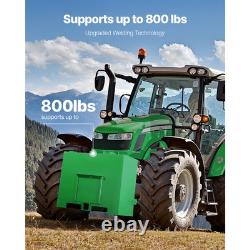 Boîte de ballast attelage facile contrepoids vert catégorie 1 pour tracteur à 3 points