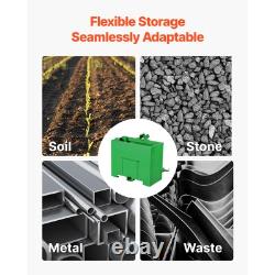 Boîte de ballast attelage facile contrepoids vert catégorie 1 pour tracteur à 3 points