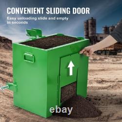 Boîte de ballast pour tracteur 800 lbs de capacité, 5 pi³ en acier pour attelage de 2 pouces