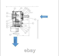 Boîte de vitesse Caroni pour broyeur à fléaux, boîte de vitesse pour tracteur lourd à prise de force, arbre de 35mm