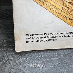 Brochure vintage de 1958 John Deere 440 tracteur industriel sur chenilles lourdes Annonce d'occasion