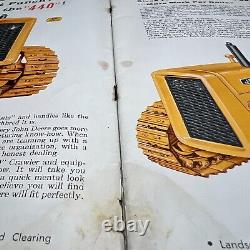 Brochure vintage de 1958 John Deere 440 tracteur industriel sur chenilles lourdes Annonce d'occasion