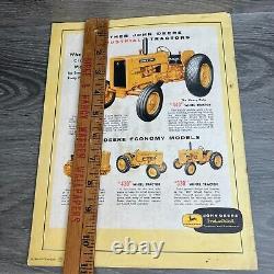 Brochure vintage de 1958 John Deere 440 tracteur industriel sur chenilles lourdes Annonce d'occasion