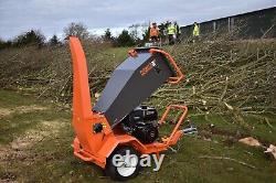 Broyeur de bois 3,5 capacité processeur broyeur lourd 15 ch moteur à essence remorquable