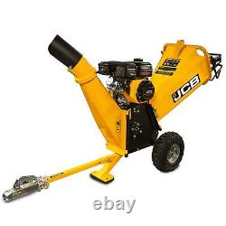 Broyeur de bois JCB à essence Max 100mm / 4 moteur 4 temps robuste de 7,5 ch 224cc