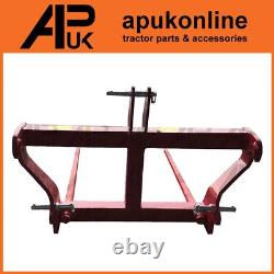 Cadre de balle à montage 3 points avec dents M28 de 1100 mm pour prise de fumiers de presse à balles