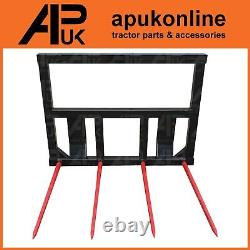 Cadre de balle lourde à grande section M28 x 1100mm avec 4 dents à pointes Conus 2 pour tracteur