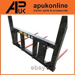 Cadre de balle lourde à grande section M28 x 1100mm avec 4 dents à pointes Conus 2 pour tracteur