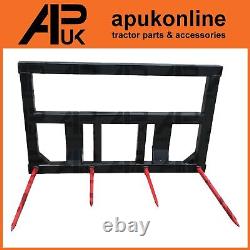 Cadre de grosse balle carrée robuste 1100mm et 810mm 4 dents à pointes Conus 2 pour tracteur