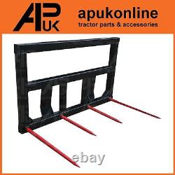 Cadre de grosse balle carrée robuste 1100mm et 810mm 4 dents à pointes Conus 2 pour tracteur