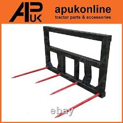 Cadre de grosse balle carrée robuste 1100mm et 810mm 4 dents à pointes Conus 2 pour tracteur