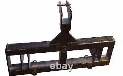 Cadre de transport de balles uniquement, attelage 3 points CAT 2, broches supérieures et inférieures, cadre robuste