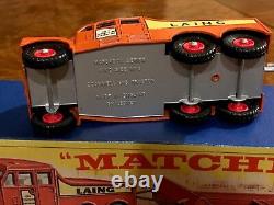 Camion Vintage Matchbox King MIB Scammell Heavy Duty Mover & Tracteur Caterpillar