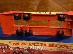 Camion Vintage Matchbox King MIB Scammell Heavy Duty Mover & Tracteur Caterpillar