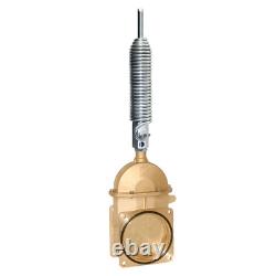 Camion-citerne de boues sous vide MZ Metaltecnica 6 avec vanne de vidange en laiton de haute résistance et système hydraulique renforcé.