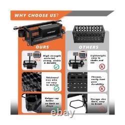 Coffre à outils de tracteur robuste 24x 10x 10 Accessoires multifonction pour tracteur