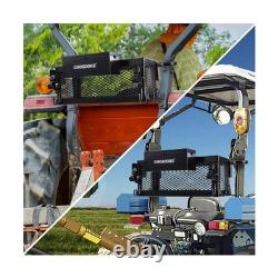 Coffre à outils de tracteur robuste 24x 10x 10 Accessoires multifonction pour tracteur