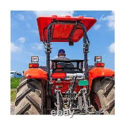Coffre à outils de tracteur robuste - Accessoires de plateau à outils universels pour tracteurs