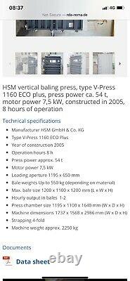 Compacteur De Presse-balles De Carboard